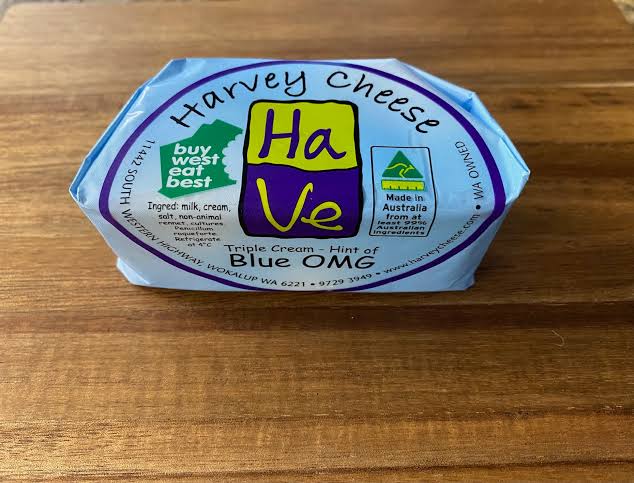 Triple Cream OMG and Triple Cream Hint of Blue OMG Cheeses