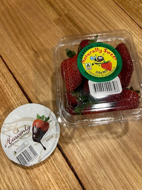 Strawberry & Choc dipping sauce